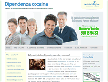 Tablet Screenshot of dipendenzacocaina.it